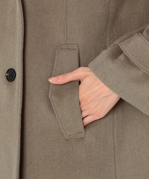 K.T KIYOKO TAKASE(キヨコタカセ)の「〔 Sサイズ 〕 アンゴラウール ピーコート(ピーコート・レディース・ブラック・5号)」の20枚目の写真