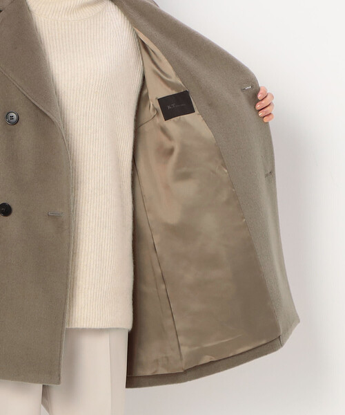 K.T KIYOKO TAKASE(キヨコタカセ)の「〔 Sサイズ 〕 アンゴラウール ピーコート(ピーコート・レディース・ブラック・5号)」の22枚目の写真