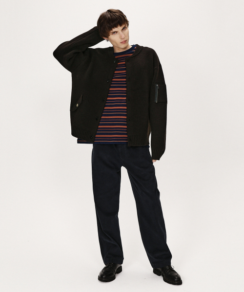 SHIRTER（シャーター）の「CHUNKY YARN HEAVY CARDIGAN (DARK BROWN)（カーディガン/ボレロ・メンズ・その他・SMALL/MEDIUM/LARGE）」の5枚目の写真