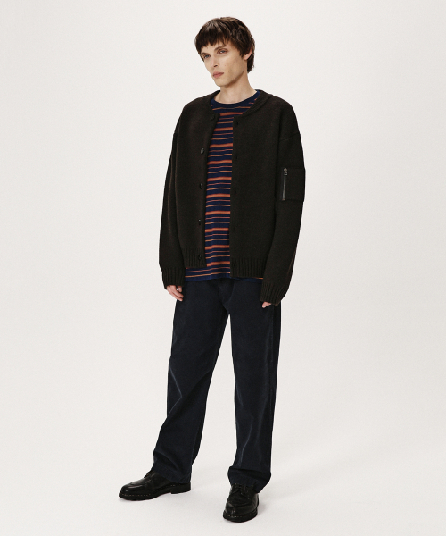 SHIRTER（シャーター）の「CHUNKY YARN HEAVY CARDIGAN (DARK BROWN)（カーディガン/ボレロ・メンズ・その他・SMALL/MEDIUM/LARGE）」の6枚目の写真