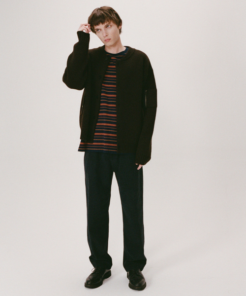SHIRTER（シャーター）の「CHUNKY YARN HEAVY CARDIGAN (DARK BROWN)（カーディガン/ボレロ・メンズ・その他・SMALL/MEDIUM/LARGE）」の7枚目の写真