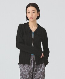 Ray BEAMS | カット ジャカード ジップ シャツ(Tシャツ/カットソー)