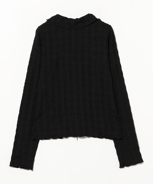 Ray BEAMS（レイビームス）の「カット ジャカード ジップ シャツ（Tシャツ/カットソー・レディース・ブラック/オフホワイト/クリーム・ONE SIZE）」の22枚目の写真