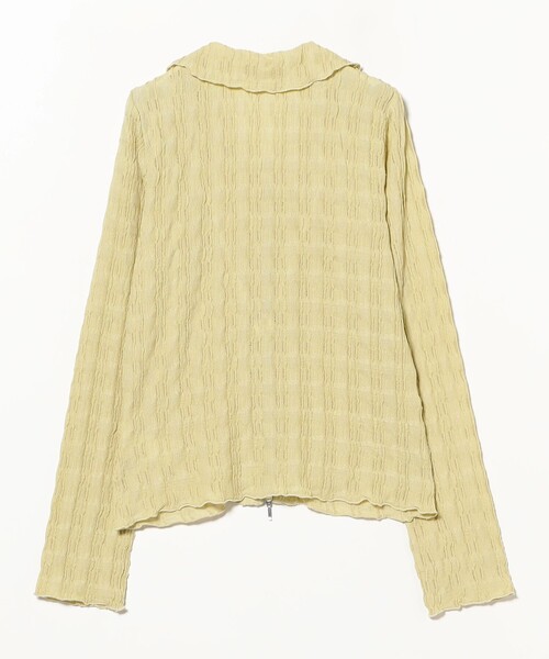 Ray BEAMS（レイビームス）の「カット ジャカード ジップ シャツ（Tシャツ/カットソー・レディース・ブラック/オフホワイト/クリーム・ONE SIZE）」の17枚目の写真