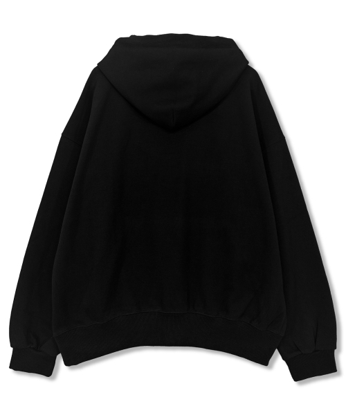 DAMISH（ダミシュ）の「ガーリー ハート ヴィンテージ グラフィック フードパーカー_ブラック（パーカー・レディース・ブラック・FREE）」の4枚目の写真