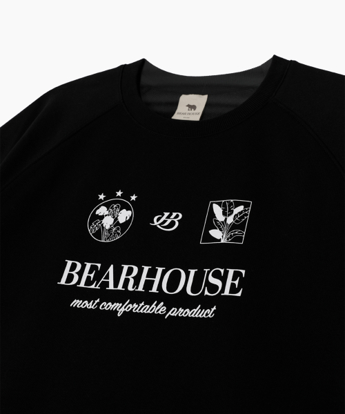 BEARHOUSE(ベアハウス)の「コートニ(Cotny)ショートスウェット_BK(スウェット・メンズ・その他・X-LARGE/MEDIUM/LARGE)」の2枚目の写真