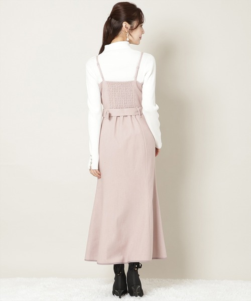 WILLSELECTION(ウィルセレクション)の「ベルト付きVカットマーメイドキャミワンピース(ワンピース・レディース・ブラック系その他/チャコールグレー/ピンク・FREE)」の20枚目の写真