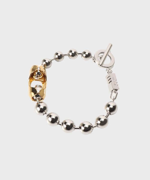 Jieda(ジエダ)の「JIEDA / ジエダ BALL CHAIN BRACELET(ブレスレット・メンズ・ゴールド/シルバー・FREE)」の1枚目の写真