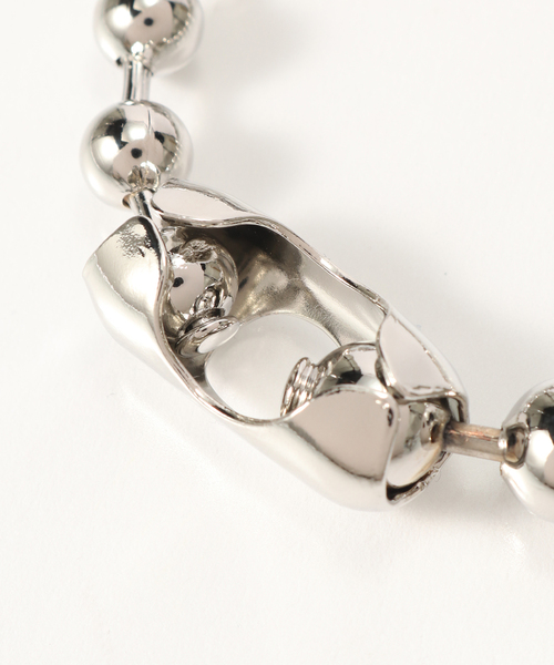 Jieda(ジエダ)の「JIEDA / ジエダ BALL CHAIN BRACELET(ブレスレット・メンズ・ゴールド/シルバー・FREE)」の6枚目の写真