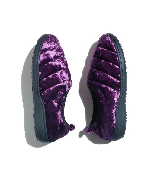 SUBU(スブ)の「SUBU / VAMP VELVET / PURPLE(スリッポン・メンズ・パープル・00/0/1/2/3/4)」の7枚目の写真