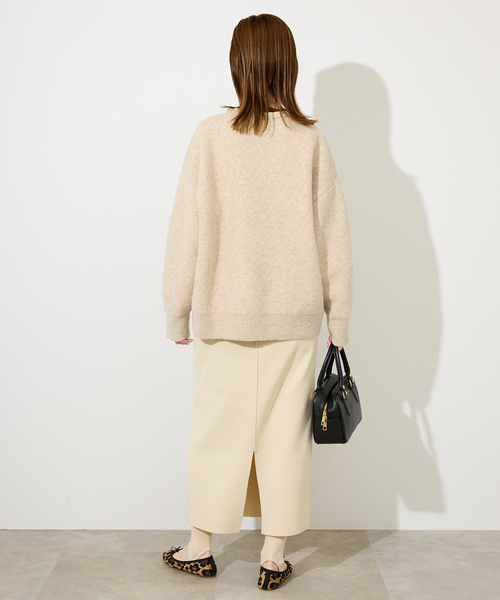 SLOBE IENA（スローブイエナ）の「CHARLOTTE ロゴニット（ニット/セーター・レディース・ベージュ/グレー/ブラック・FREE）」の16枚目の写真