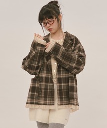 ロワンニュイ loin nuit テーラードジャケット shaggy coat / シャギーコート（テーラードジャケット）｜loin nuit