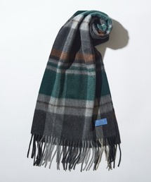 ROBERT FRASER（ロバートフレイザー）の「【Robert Fraser】カシミア100％　チェック柄RFマフラー（マフラー）」