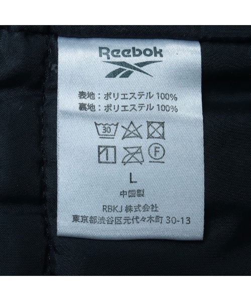 Reebok（リーボック）の「Padded Jacket REBOOT 90’s（ダウンジャケット/コート・メンズ・ネイビー/ブラック×ブルー/ブラック・LARGE/MEDIUM/SMALL/X-LARGE）」の14枚目の写真