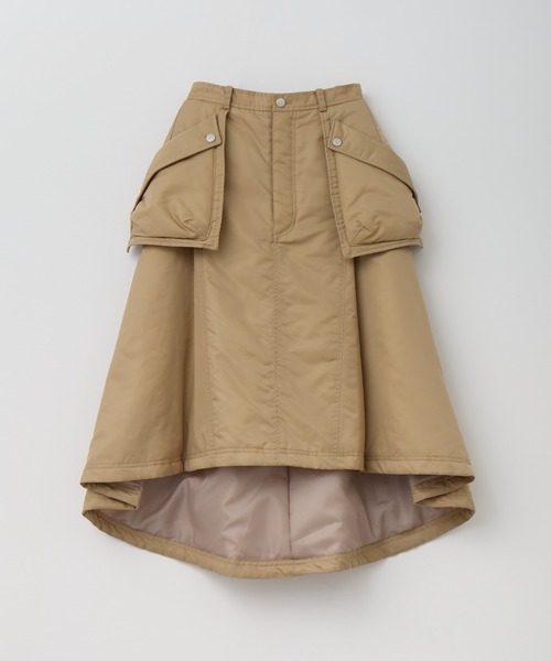 Muel Chic(ミュエルシック)の「Lome quilt skirt ロメキルトスカート(スカート・レディース・カーキ/ブラック/ベージュ/ライトブルー・FREE)」の7枚目の写真