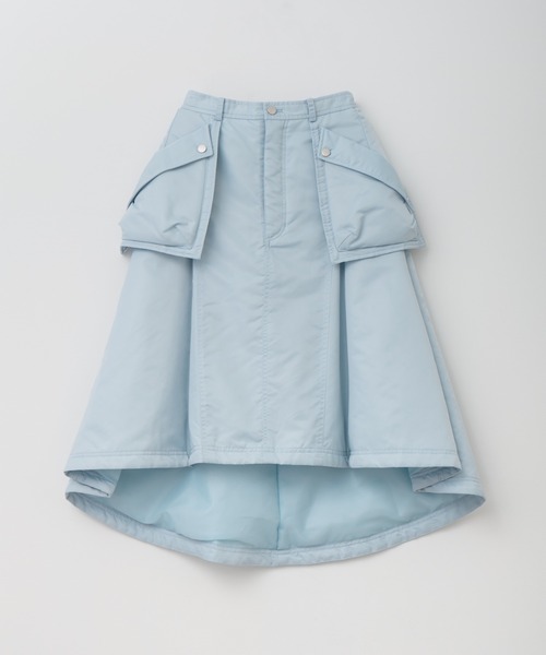 Muel Chic(ミュエルシック)の「Lome quilt skirt ロメキルトスカート(スカート・レディース・カーキ/ブラック/ベージュ/ライトブルー・FREE)」の9枚目の写真