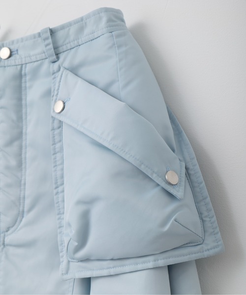 Muel Chic(ミュエルシック)の「Lome quilt skirt ロメキルトスカート(スカート・レディース・カーキ/ブラック/ベージュ/ライトブルー・FREE)」の11枚目の写真