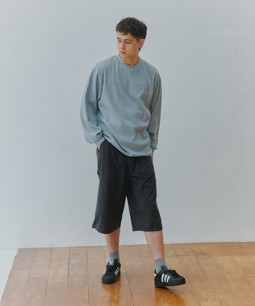 MAISON CLUB(メゾンクラブ)の「【MAISON CLUB】Thermal Crewneck Sweater Tee KKP/ サーマルクルーネックスウェット(スウェット・メンズ・ブラック/グレー/ホワイト・L/M)」の14枚目の写真