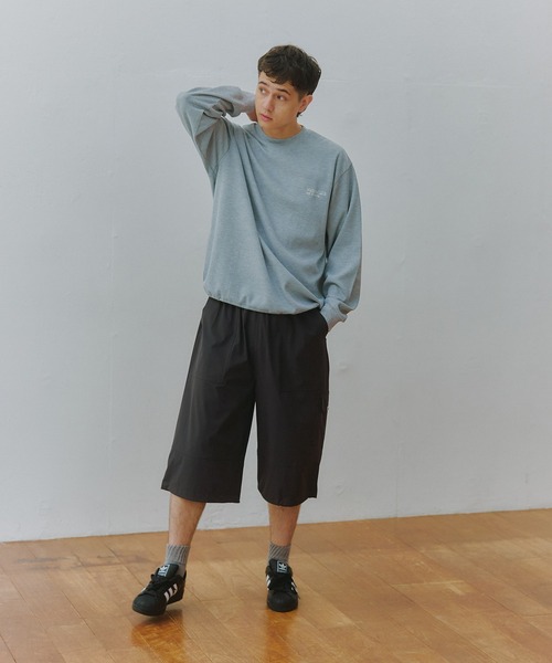 MAISON CLUB(メゾンクラブ)の「【MAISON CLUB】Thermal Crewneck Sweater Tee KKP/ サーマルクルーネックスウェット(スウェット・メンズ・ブラック/グレー/ホワイト・L/M)」の13枚目の写真