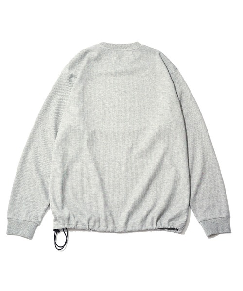 MAISON CLUB(メゾンクラブ)の「【MAISON CLUB】Thermal Crewneck Sweater Tee KKP/ サーマルクルーネックスウェット(スウェット・メンズ・ブラック/グレー/ホワイト・L/M)」の11枚目の写真