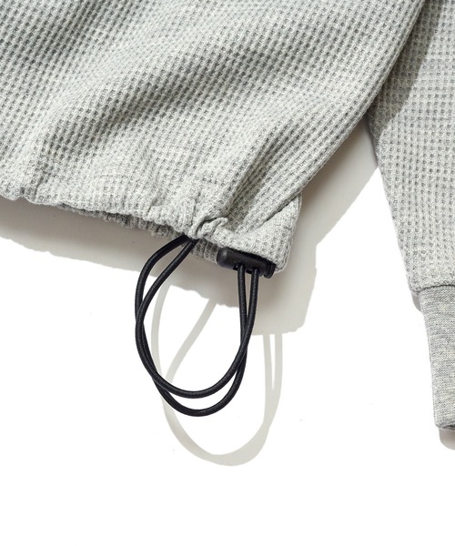 MAISON CLUB(メゾンクラブ)の「【MAISON CLUB】Thermal Crewneck Sweater Tee KKP/ サーマルクルーネックスウェット(スウェット・メンズ・ブラック/グレー/ホワイト・L/M)」の7枚目の写真