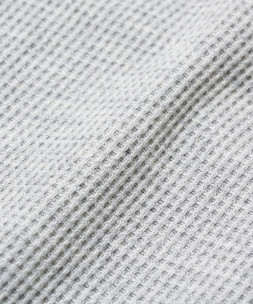 MAISON CLUB(メゾンクラブ)の「【MAISON CLUB】Thermal Crewneck Sweater Tee KKP/ サーマルクルーネックスウェット(スウェット・メンズ・ブラック/グレー/ホワイト・L/M)」の6枚目の写真