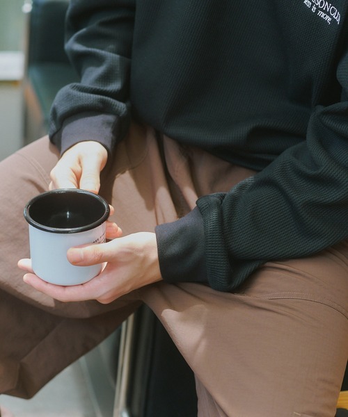 MAISON CLUB(メゾンクラブ)の「【MAISON CLUB】Thermal Crewneck Sweater Tee KKP/ サーマルクルーネックスウェット(スウェット・メンズ・ブラック/グレー/ホワイト・L/M)」の19枚目の写真