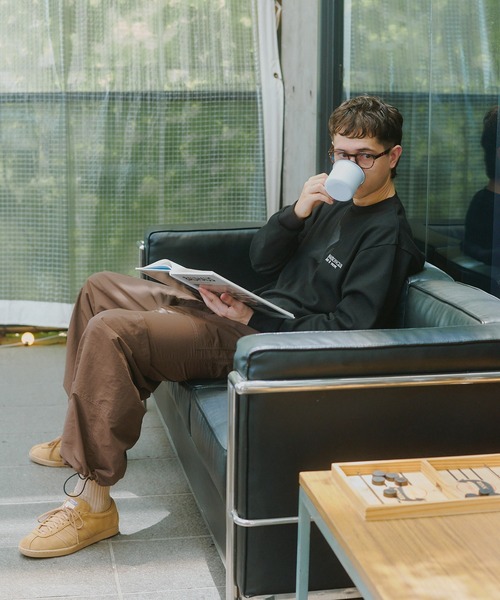 MAISON CLUB(メゾンクラブ)の「【MAISON CLUB】Thermal Crewneck Sweater Tee KKP/ サーマルクルーネックスウェット(スウェット・メンズ・ブラック/グレー/ホワイト・L/M)」の18枚目の写真