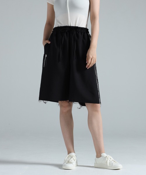 その他 Y Y-3 SPORT UNIFORM RAW CUT 3 STRIPES SHORTS（その他パンツ）｜Y-3