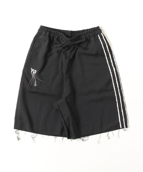 Y-3 SPORT UNIFORM RAW CUT 3 STRIPES SHORTS（その他パンツ）｜Y-3