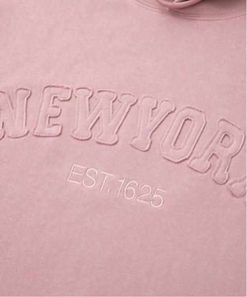 NOWLE(ノウル)の「【NOWLE】立体アーチロゴ プルオーバー パーカー NEW YORK(パーカー・メンズ・スモークピンク/グレイッシュブルー/ブラック・X-LARGE/LARGE/MEDIUM)」の22枚目の写真