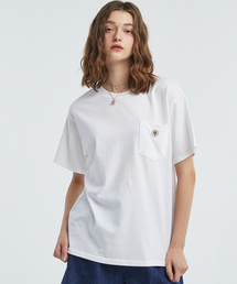 ポケットラウンドTシャツ[ホワイト]