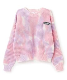 X-girl Stages | 【TBSドラマ フェイクマミー 着用アイテム】手染めタイダイニットプルオーバー(ニット/セーター)