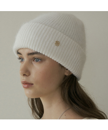 REORG（リオルグ）の「DRO LOGO JELLY BEANIE WHITE（ニットキャップ/ビーニー）」
