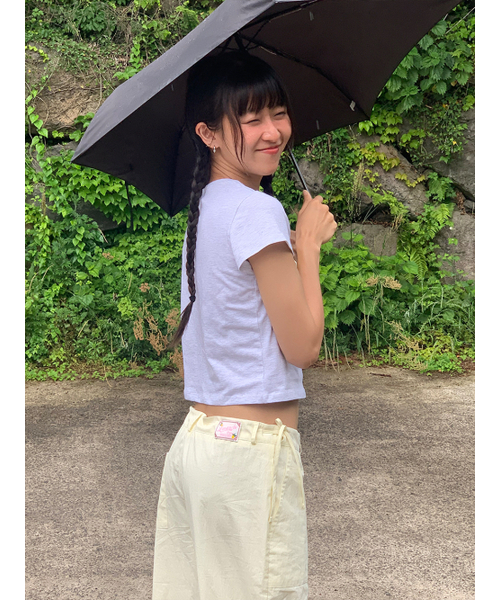LANGNLU(ラングアンドルー)の「TERNI リボンシャーリングパンツ(テ ニ)_ライトイエロー(スウェットパンツ・レディース・ライトイエロー・FREE)」の4枚目の写真