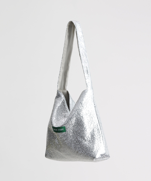 GREEN STUFF（グリーンスタッフ）の「seem full bag 62 - glitter texture silver（ショルダーバッグ・レディース・その他・FREE）」の9枚目の写真