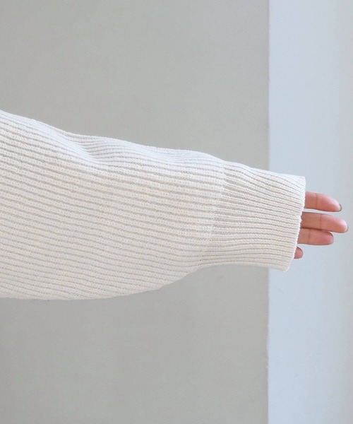 tiptop（ティップトップ）の「プレート付きダブルジップニットパーカー（パーカー・レディース・アイボリー/グレー/チャコールグレー・FREE）」の13枚目の写真