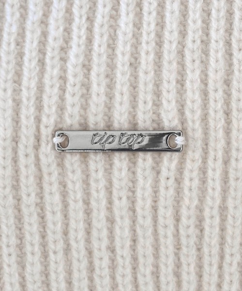 tiptop（ティップトップ）の「プレート付きダブルジップニットパーカー（パーカー・レディース・アイボリー/グレー/チャコールグレー・FREE）」の15枚目の写真