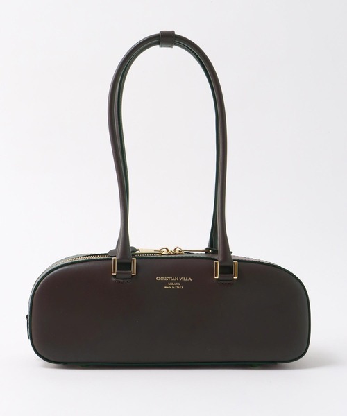 CHRISTIAN VILLA(クリスチャンヴィラ)の「ショルダーボストンBAG【クリスチャンヴィラ/CHRISTIAN VILLA】(ボストンバッグ・レディース・ブラウン/ボルドー・フリー)」の1枚目の写真