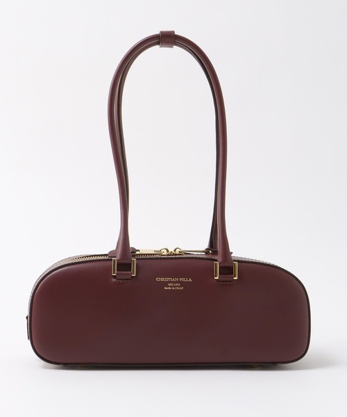 CHRISTIAN VILLA(クリスチャンヴィラ)の「ショルダーボストンBAG【クリスチャンヴィラ/CHRISTIAN VILLA】(ボストンバッグ・レディース・ブラウン/ボルドー・フリー)」の6枚目の写真