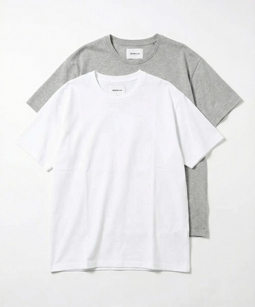 MAISON CLUB(メゾンクラブ)の「【MAISON CLUB】Premium Cotton Comfort 2Pack Tee /プレミアムコットンコンフォートパックTシャツ 2パック WILL(Tシャツ/カットソー・メンズ・ホワイト/その他3/ブラック/その他2/その他1・L/XL/S/M)」の21枚目の写真