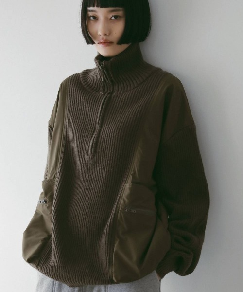 anuke（アンヌーク）の「Fringe Knit Bustier（ニット/セーター）」 - WEAR