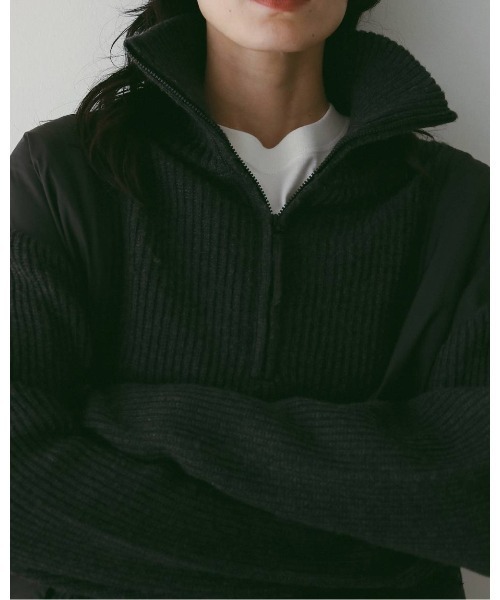 Haifzip Docking Knit（ニット/セーター）｜anuke（アンヌーク）の