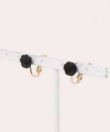 september/オニキスflour earring