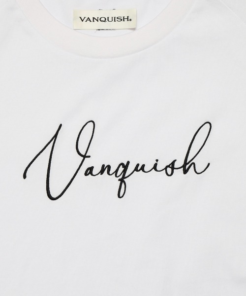 VANQUISH（ヴァンキッシュ）の「VANQUISH / ヴァンキッシュ Handwritten Design Shoulder Pads 半袖Tシャツ（Tシャツ/カットソー・メンズ・ブラック/ホワイト・M/L/XL）」の5枚目の写真