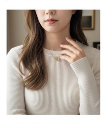 tone（トーン）の「【ETERNA】一粒天然石のゴールドチェーンネックレス(MA)（ネックレス）」