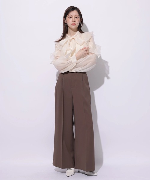 Rirandture(リランドチュール)の「レースラッフルエアリーブラウス(シャツ/ブラウス・レディース・オフホワイト・2)」の15枚目の写真