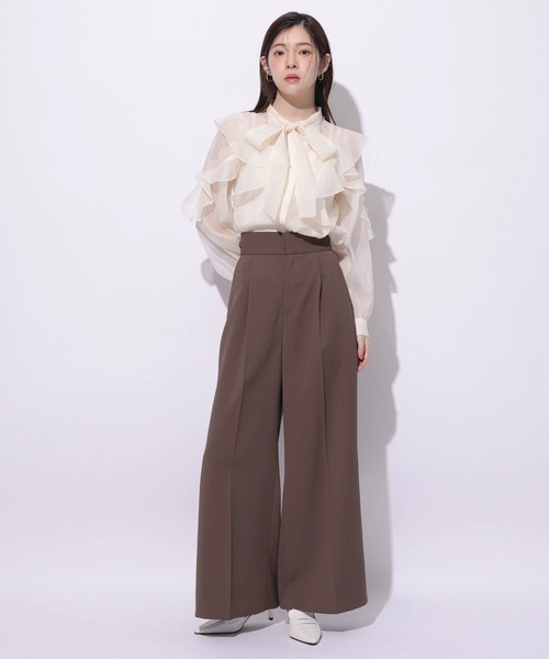 Rirandture(リランドチュール)の「レースラッフルエアリーブラウス(シャツ/ブラウス・レディース・オフホワイト・2)」の16枚目の写真