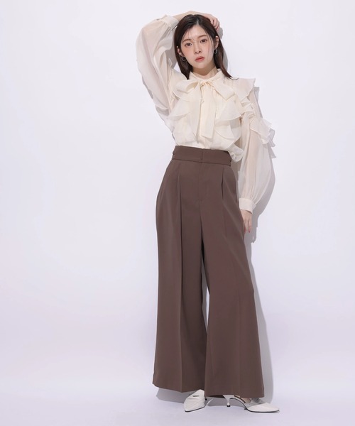 Rirandture(リランドチュール)の「レースラッフルエアリーブラウス(シャツ/ブラウス・レディース・オフホワイト・2)」の22枚目の写真