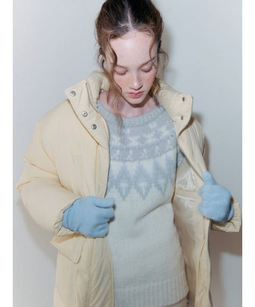 ETMON（エトモン）の「Nordic Round Knit Pullover, Cream（ニット/セーター・レディース・その他・F）」の3枚目の写真